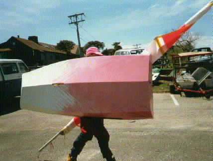 Racing action at the '93 Nantucket Scallop Cup Regatta.